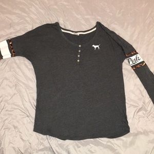 Gray long sleeve shirt size medium from pink